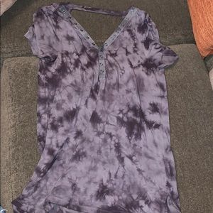 Oversized tie dye tee